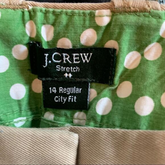 J. Crew Factory Tan “City Fit” Regular Stretch Wide Bootcut Flare Chino Pants - Picture 4 of 7